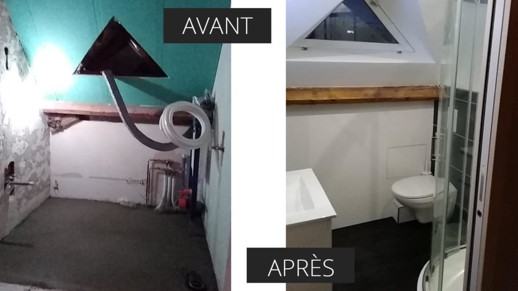 avant apres salle de bain bonnard